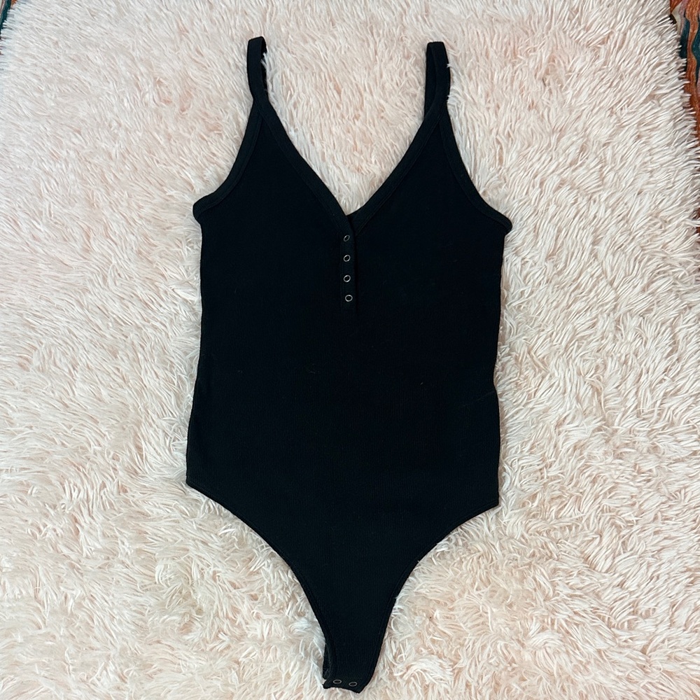 Abercrombie & Fitch Women's Black Bodysuit